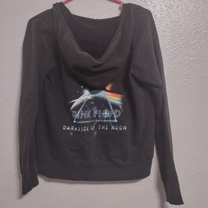 Pink Floyd dark side of the moon zip up hoodie